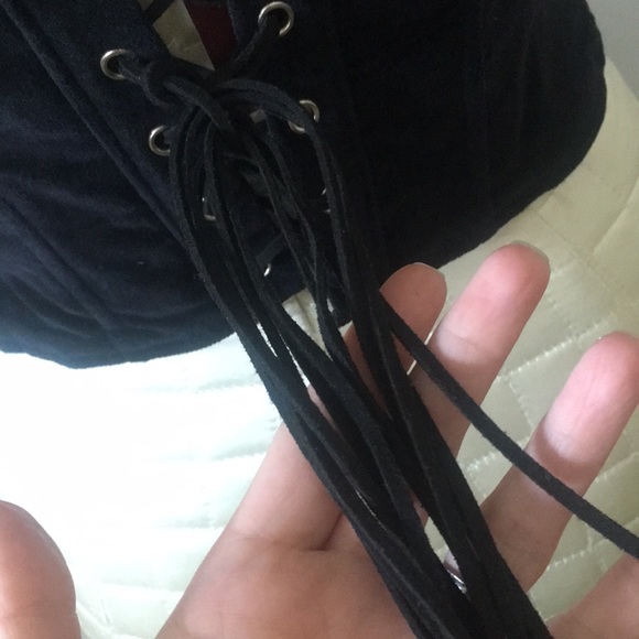 🇯🇵 Velvet underbust corset S - M - Picture 6 of 7